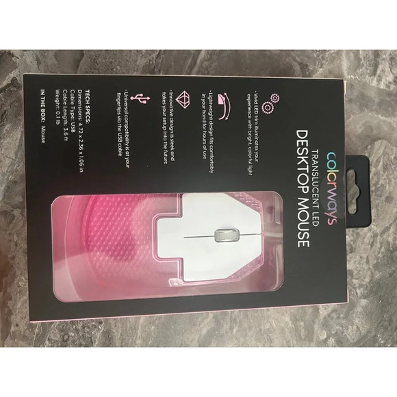 Néw translucent wired‎ usb mouse - Picture 2 of 2